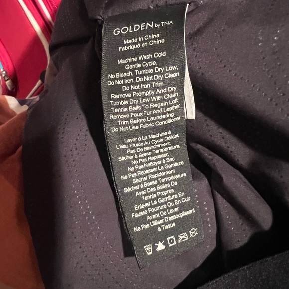 Aritzia Camouflage Hooded Jacket with Faux Fur Trim - Picture 10 of 11